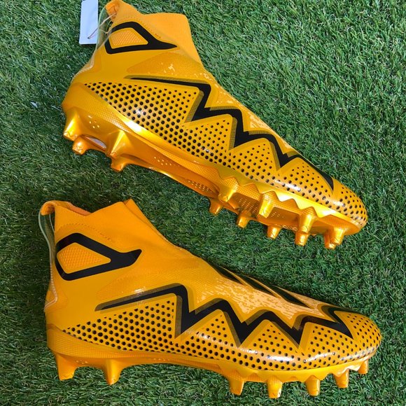 Adidas Primeknit Freak Ultra 22 Yellow Football Cleats GZ0469 Men Size 14 NEW main image 4